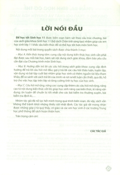 ĐỂ HỌC TỐT SINH HỌC LỚP 11 (Bộ sách Chân trời sáng tạo)